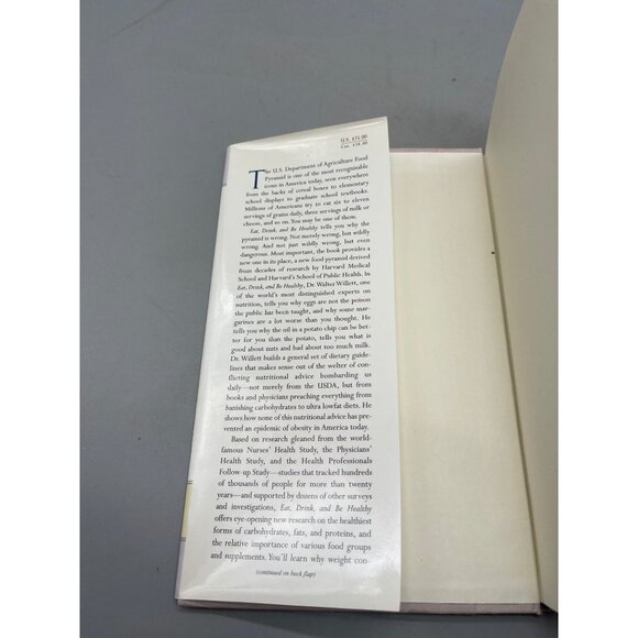 eat drink and by healthy by walter willett book md 2001 simon & schuster READ - Picture 4 of 7